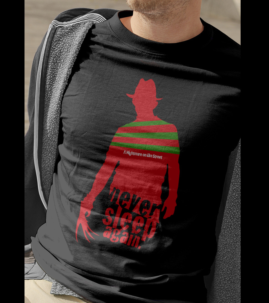 A Nightmare On Elm Street Never Sleep Again T-Shirt