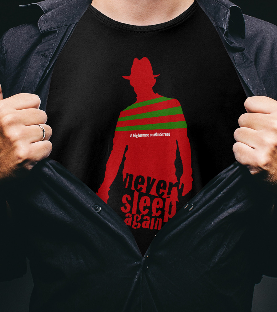 A Nightmare On Elm Street Never Sleep Again T-Shirt