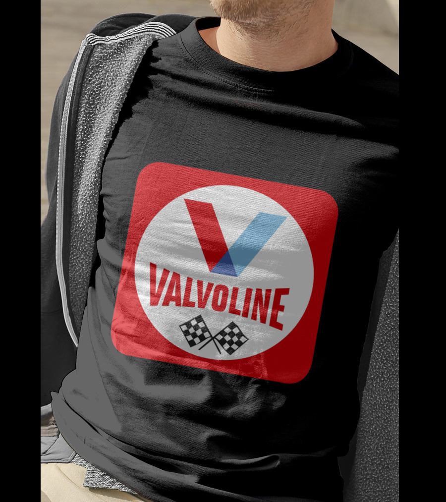 Valvoline Racing Checkered Flag T-Shirt