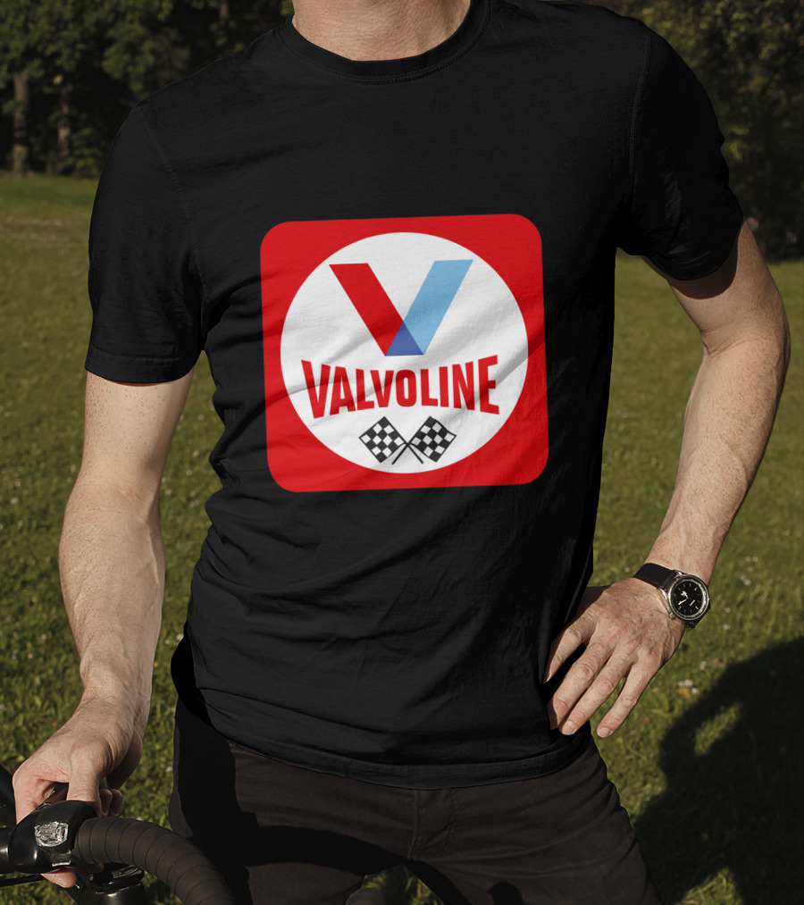Valvoline Racing Checkered Flag T-Shirt