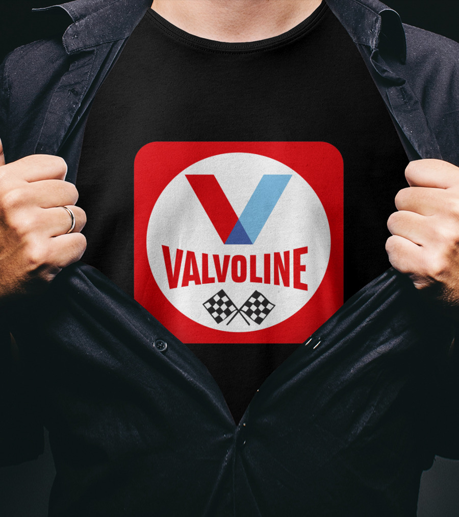 Valvoline Racing Checkered Flag T-Shirt