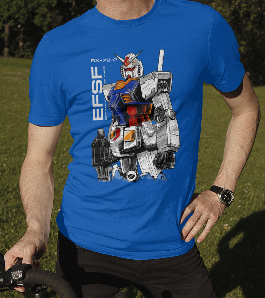 RX-78-2 Gundam EFSF Earth Federation Space Force T-Shirt