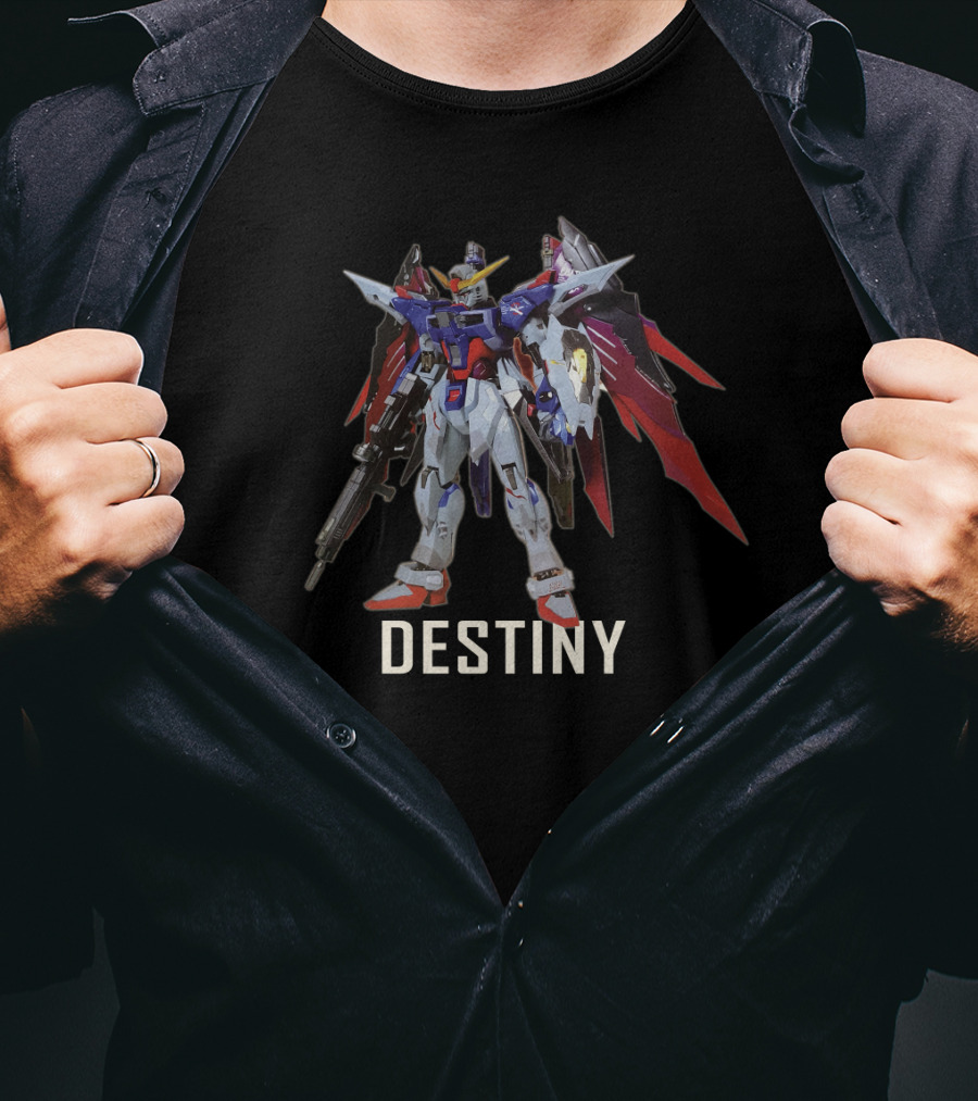 Gundam Destiny Robot Warrior Mecha T-Shirt