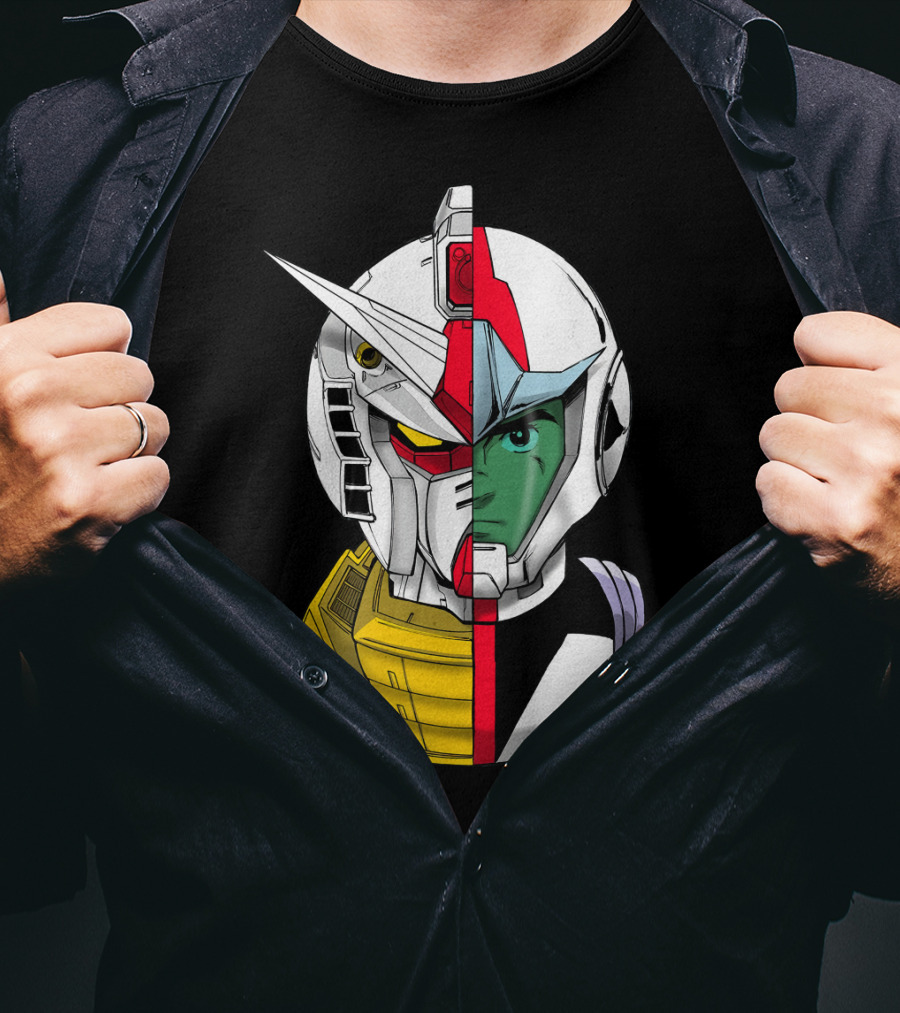 GUNDAM RX-78-2 And RX-79 Dual Face T-Shirt