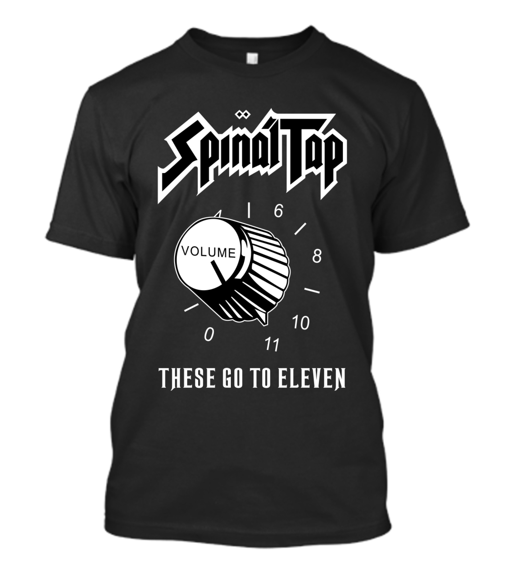 Spinal Tap These Go To Eleven Volume Knob T-Shirt