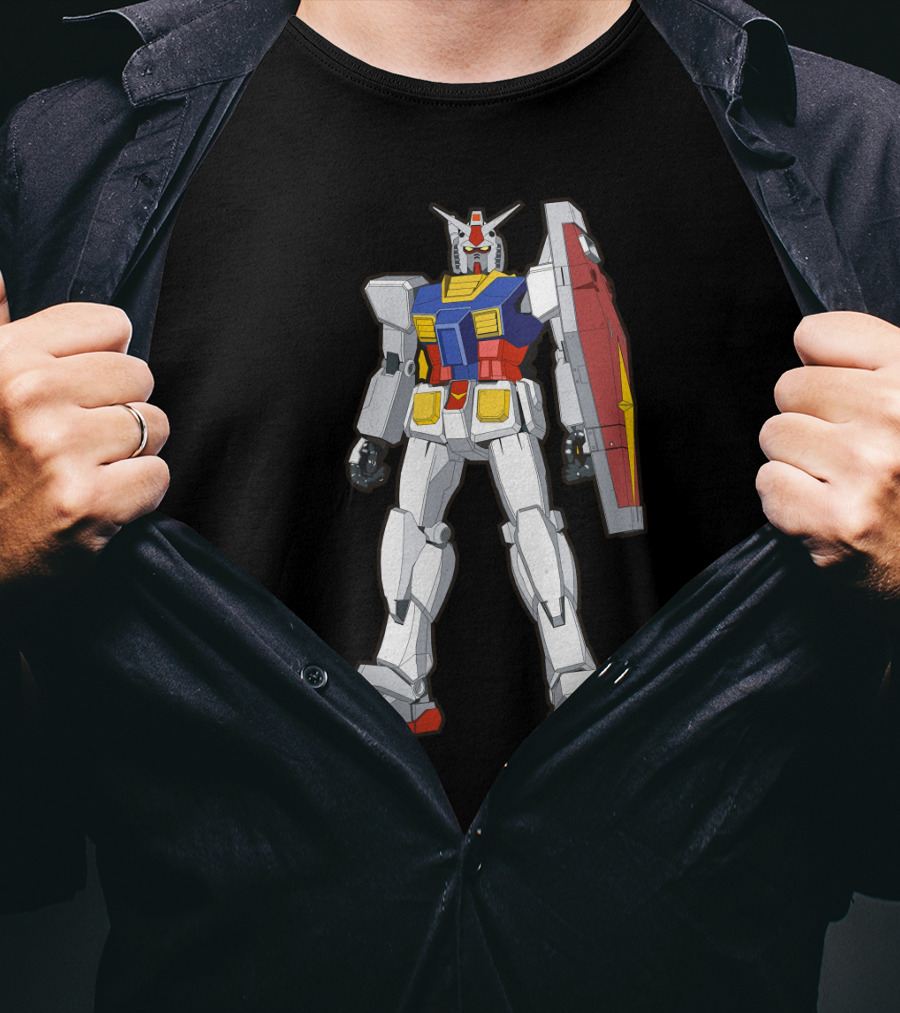 Gundam RX78 Mobile Suit Iconic Anime Robot T-Shirt