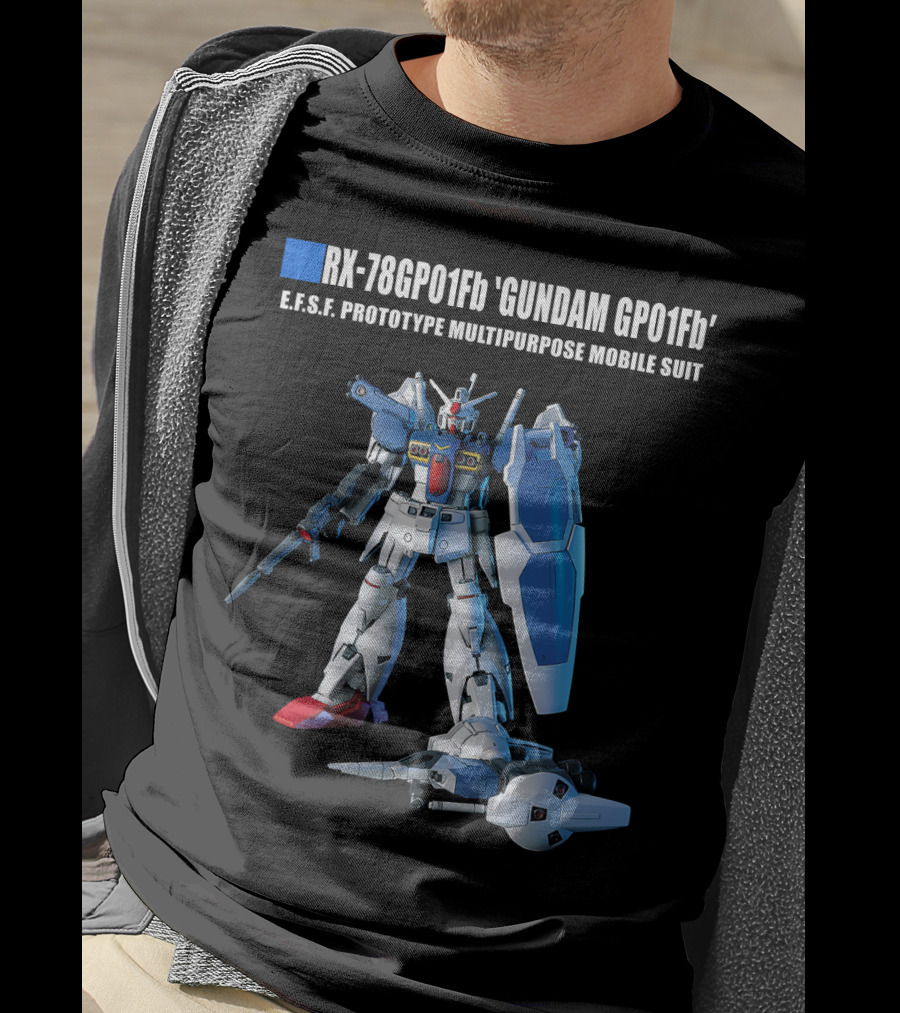 RX-78GP01Fb Gundam GP01Fb E.F.S.F. Prototype Multipurpose Mobile Suit T-Shirt
