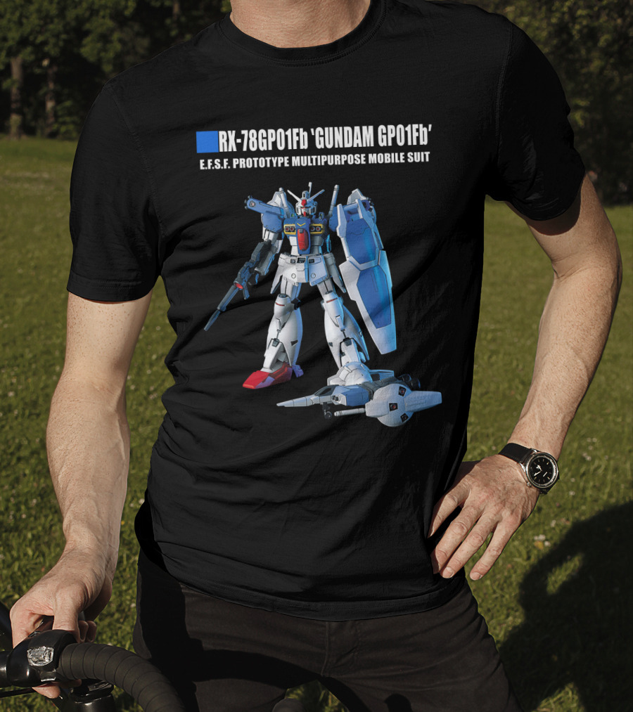RX-78GP01Fb Gundam GP01Fb E.F.S.F. Prototype Multipurpose Mobile Suit T-Shirt