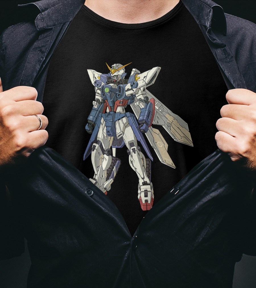 Gundam Wing Wing Zero Custom Mobile Suit T-Shirt