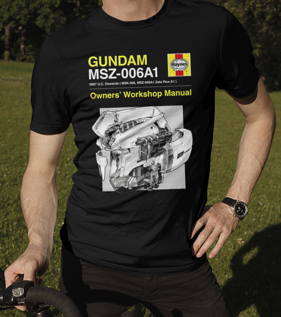 Gundam MSZ-006A1 Zeta Plus Owners' Workshop Manual Haynes 0087 U.C. Onwards T-Shirt