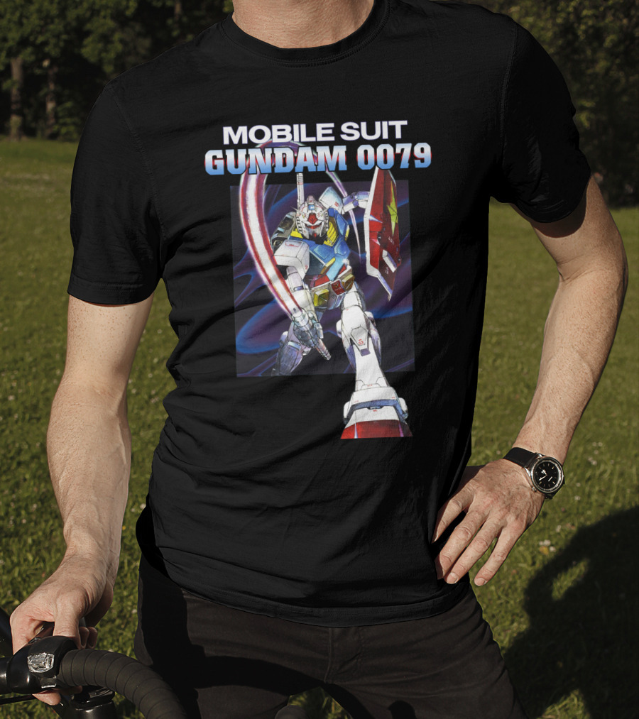Mobile Suit Gundam 0079 Mecha Warrior Action Pose T-Shirt