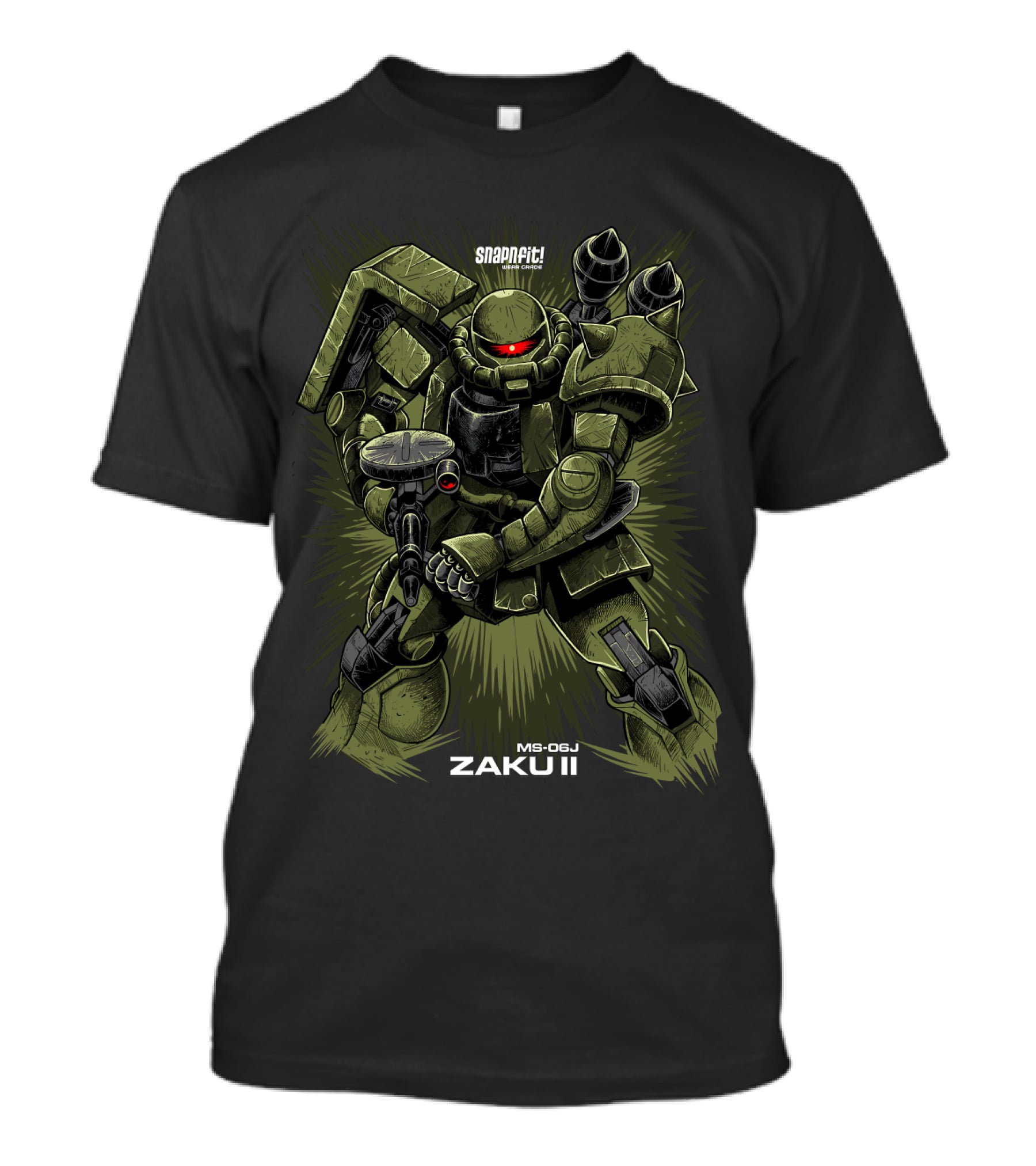 MS 06J ZAKU II Snapfit Model Robot T-Shirt