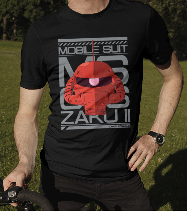Mobile Suit MS 06S Zaku II Char Aznable T-Shirt