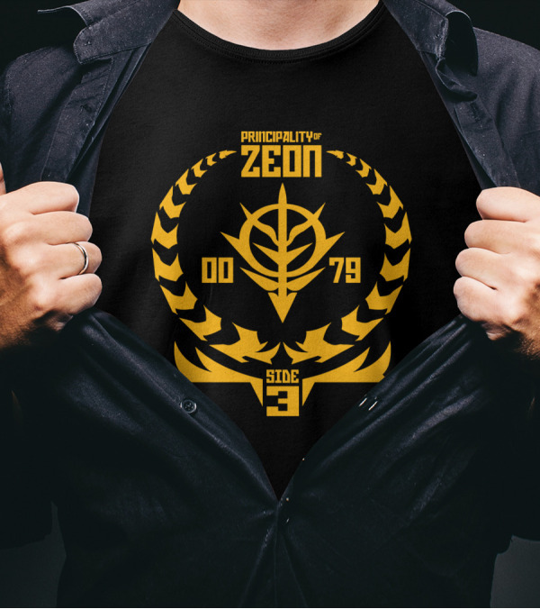 Principality Of Zeon 0079 Side 3 Emblem T-Shirt