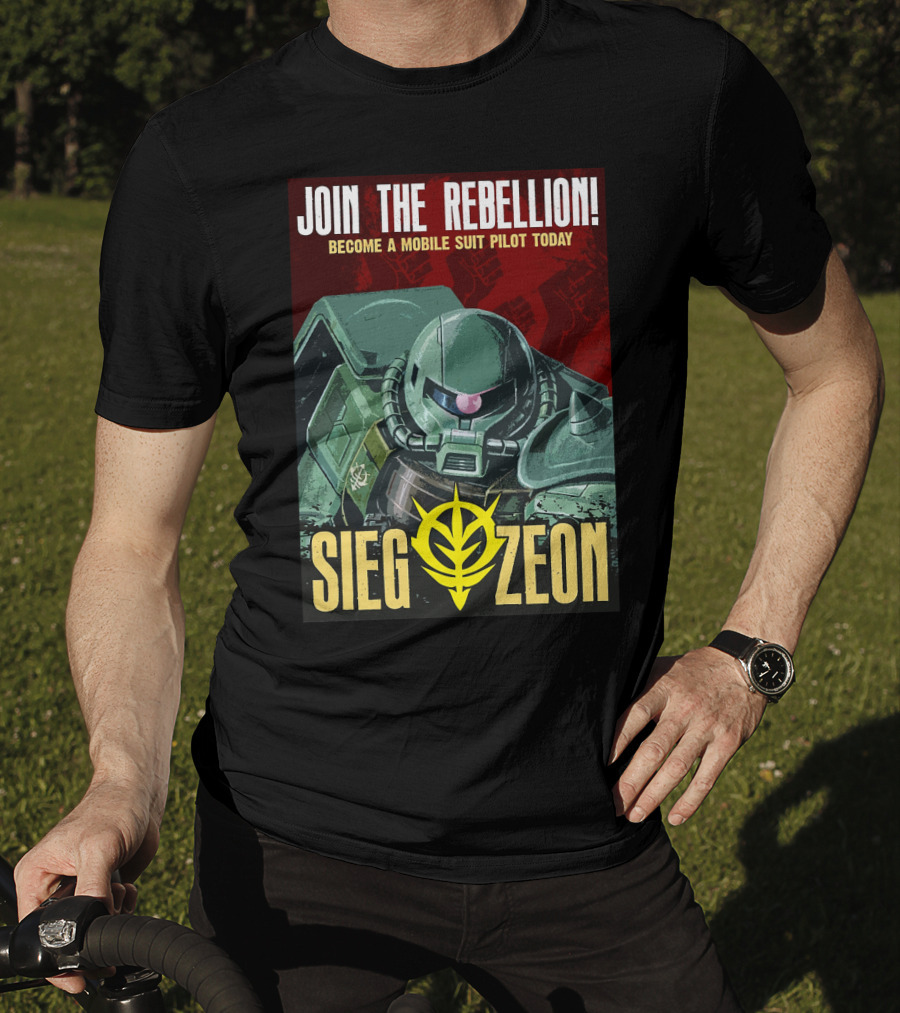 Join The Rebellion Become A Mobile Suit Pilot Today Sieg Zeon T-Shirt