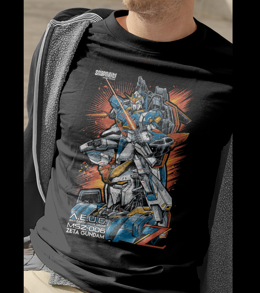 Snapfit AEUG MSZ-006 Zeta Gundam Anti Earth Union Group T-Shirt