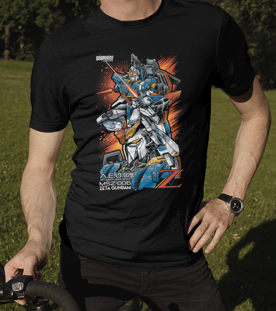 Snapfit AEUG MSZ-006 Zeta Gundam Anti Earth Union Group T-Shirt