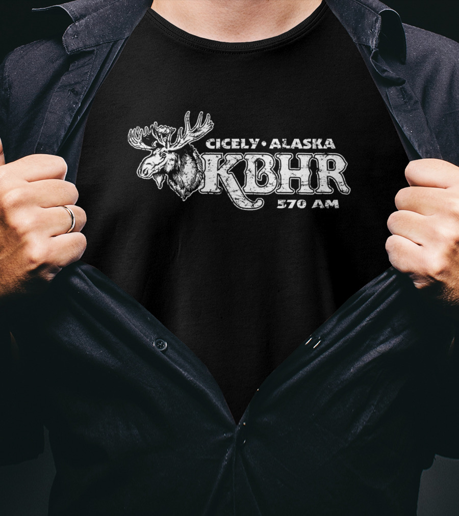 Cicely Alaska KBHR 570 AM Moose Radio T-Shirt