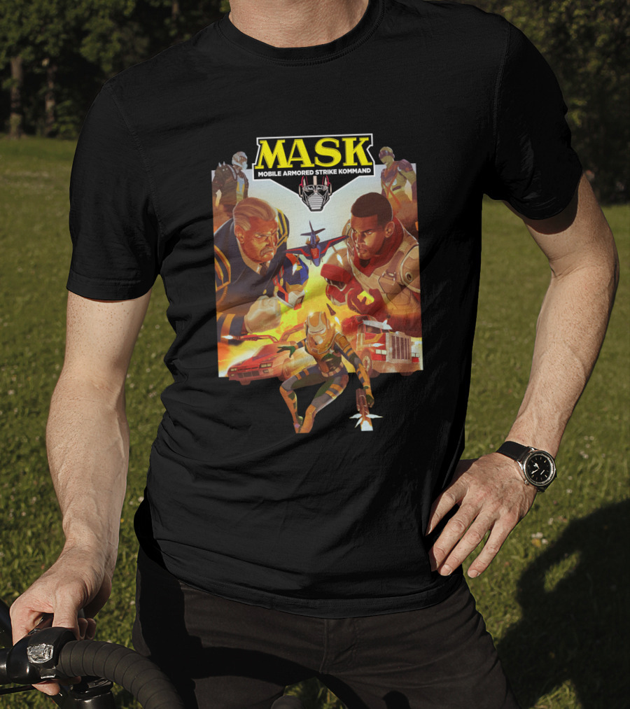 MASK Mobile Armored Strike Kommand Vintage Characters Showdown T-Shirt