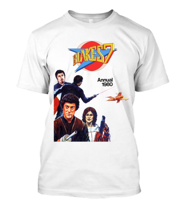 Blake's 7 Annual 1980 Classic Sci-Fi Series Cover T-Shirt