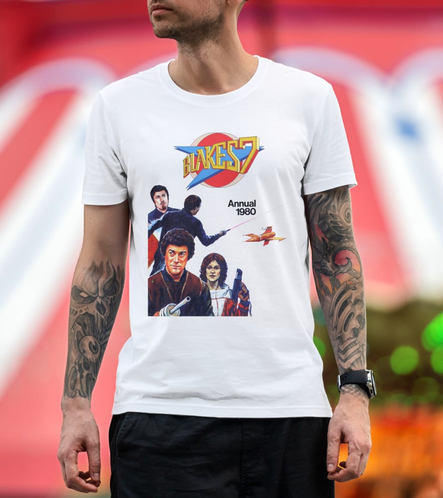 Blake's 7 Annual 1980 Classic Sci-Fi Series Cover T-Shirt