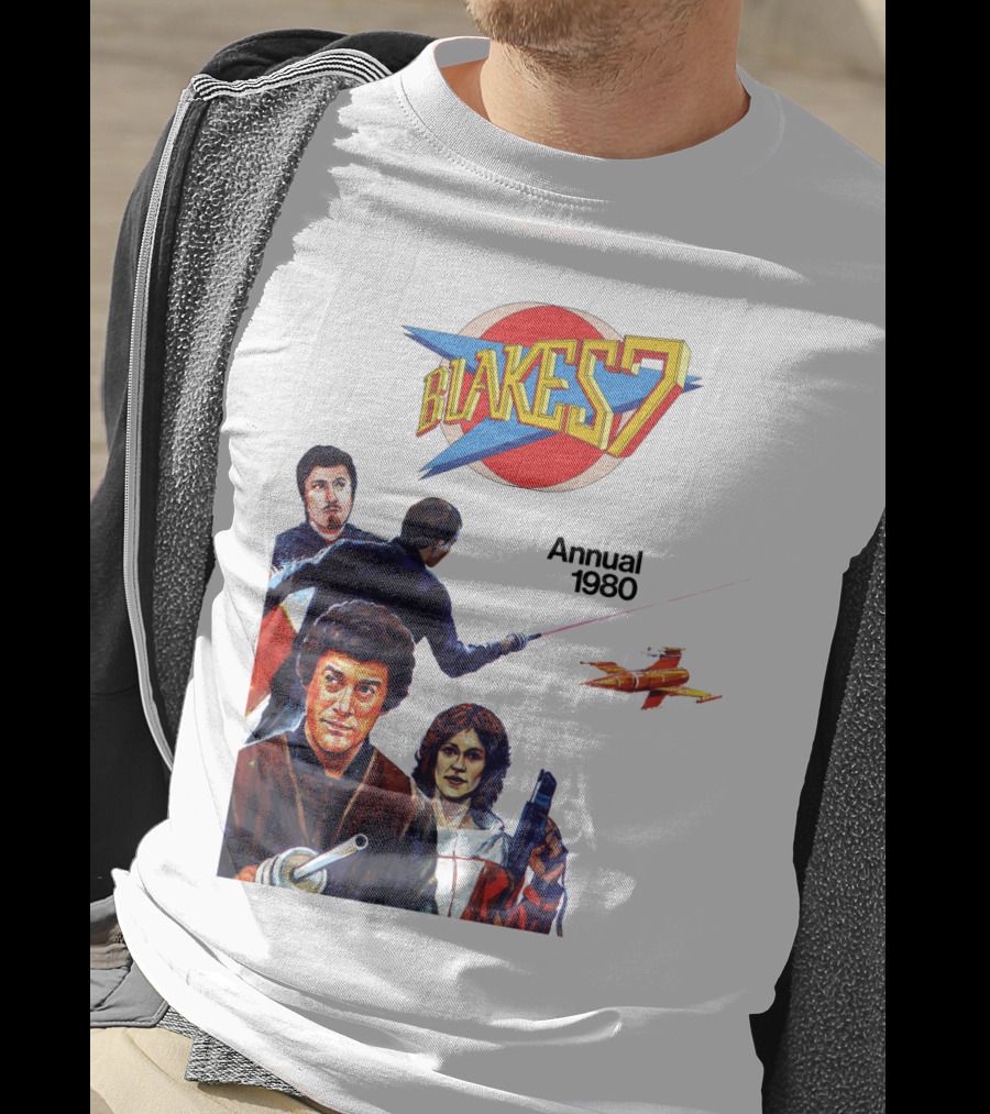 Blake's 7 Annual 1980 Classic Sci-Fi Series Cover T-Shirt