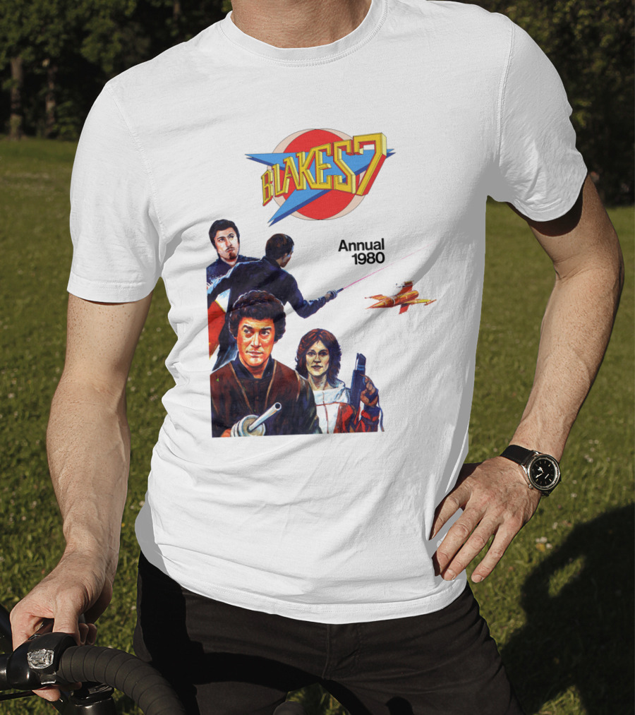 Blake's 7 Annual 1980 Classic Sci-Fi Series Cover T-Shirt