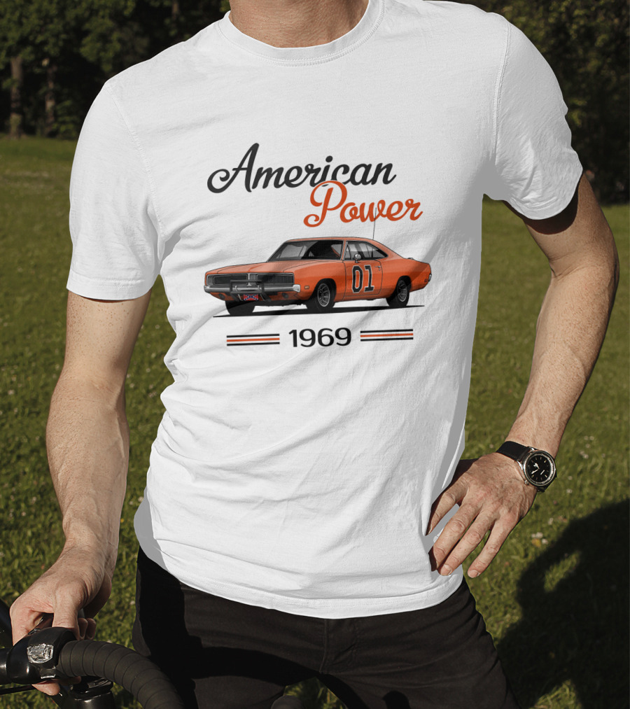 American Power 1969 Dukes Of Hazzard Charger 01 T-Shirt