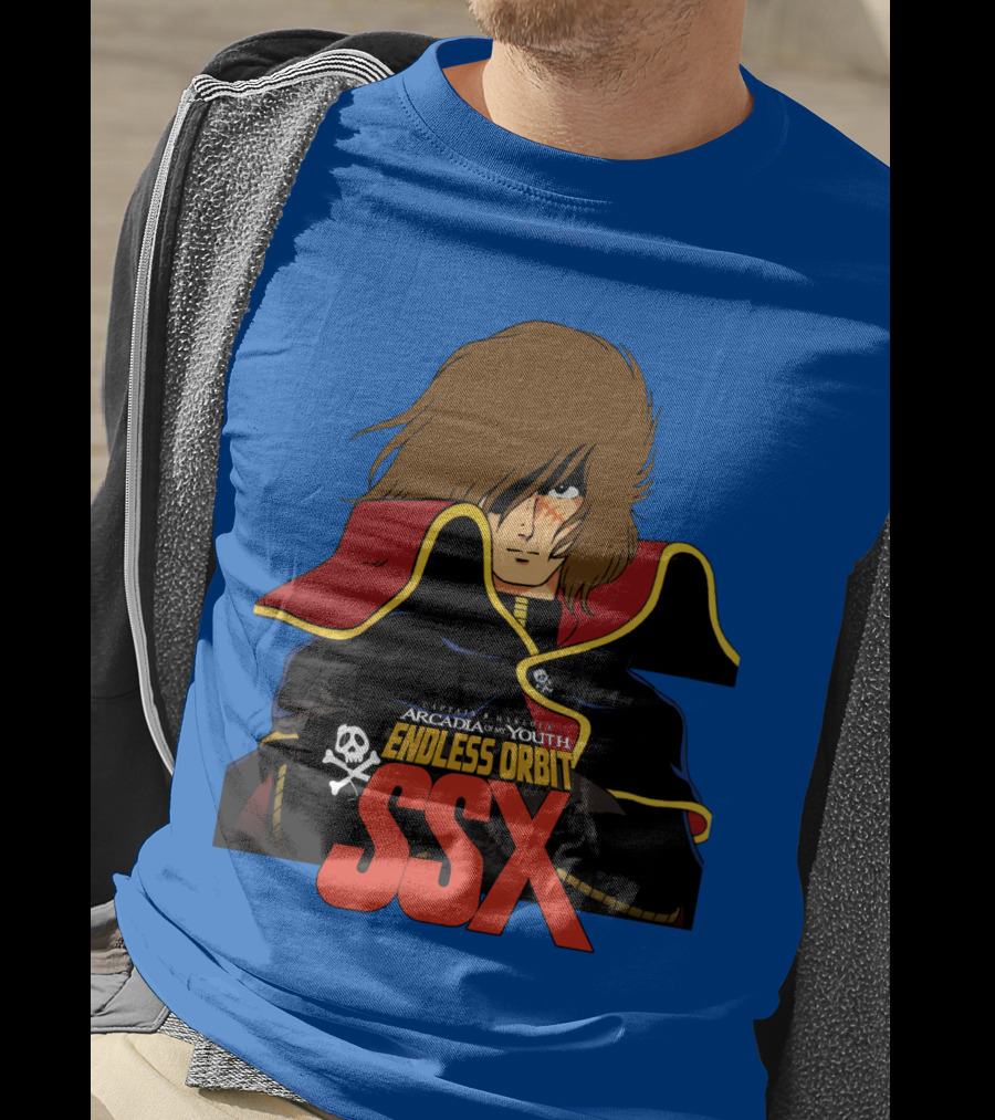 Captain Harlock Arcadia Of My Youth Endless Orbit SSX T-Shirt