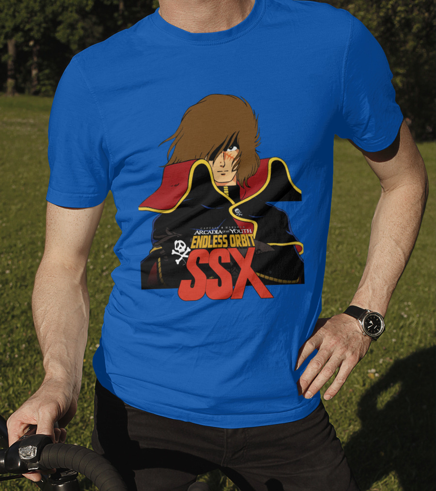 Captain Harlock Arcadia Of My Youth Endless Orbit SSX T-Shirt