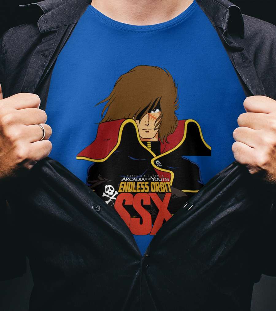 Captain Harlock Arcadia Of My Youth Endless Orbit SSX T-Shirt