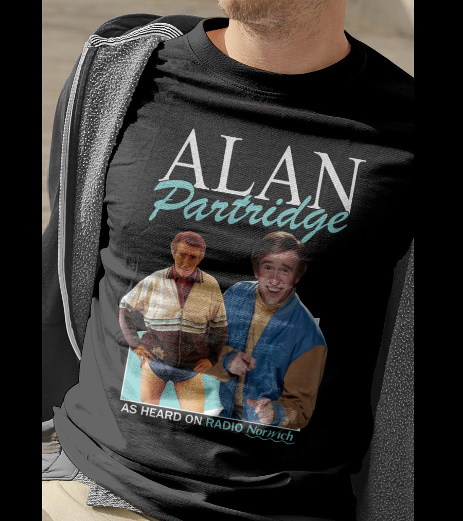 ALAN Partridge As Heard On RADIO Norwich T-Shirt