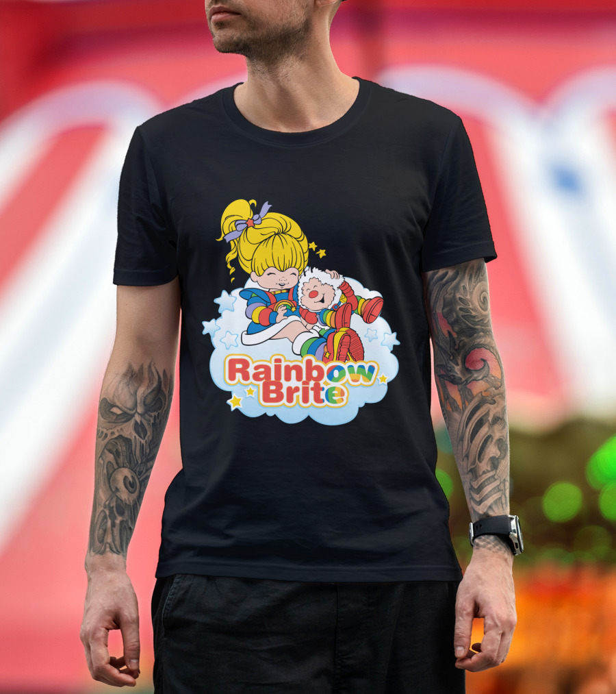 Rainbow Brite and Twink Smiling Happiness Cloud Adventure T-Shirt