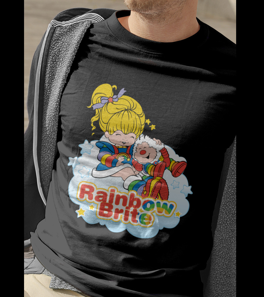 Rainbow Brite And Twink Smiling Happiness Cloud Adventure T-Shirt
