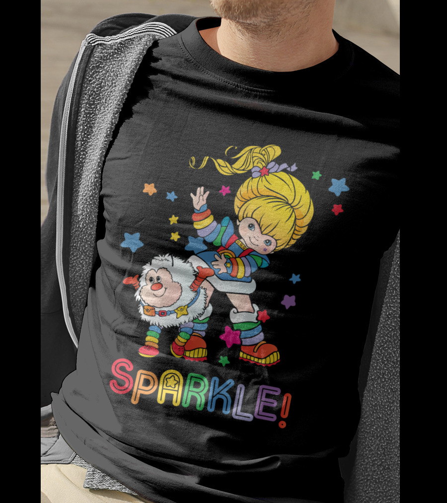 Rainbow Brite Sparkle Colorful Adventure With Twinkling Stars T-Shirt