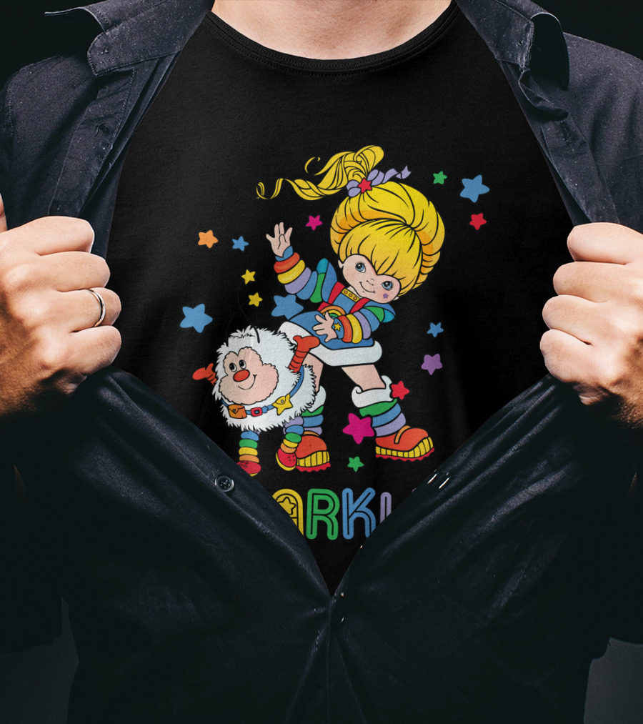 Rainbow Brite Sparkle Colorful Adventure With Twinkling Stars T-Shirt