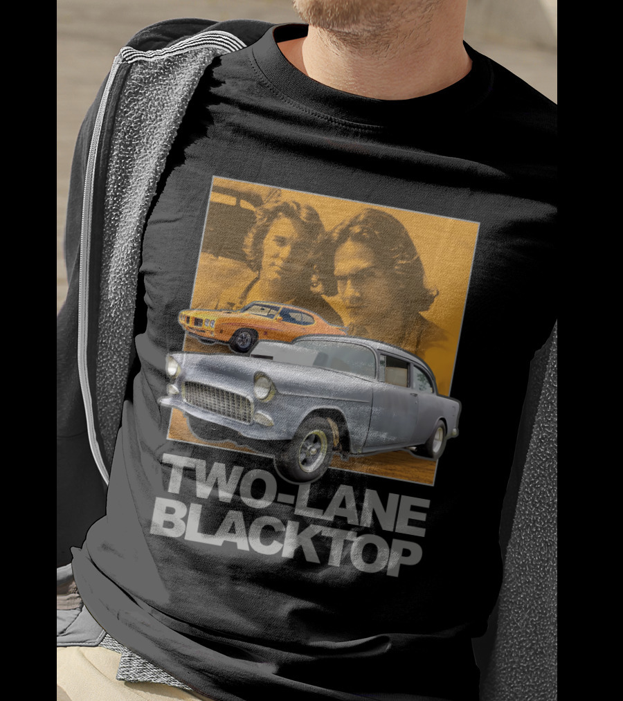 Two-Lane Blacktop Classic Cars And Characters T-Shirt