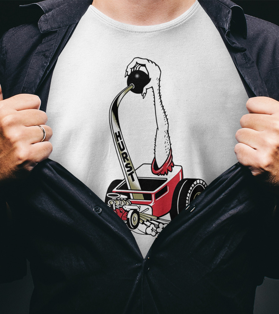 Hurst Floor Shift Monster Hot Rod Racing T-Shirt