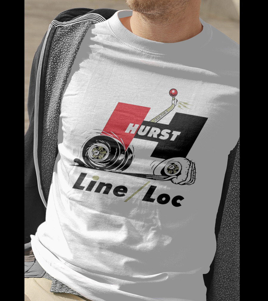 Hurst Line Loc Racing Tire Burnout T-Shirt