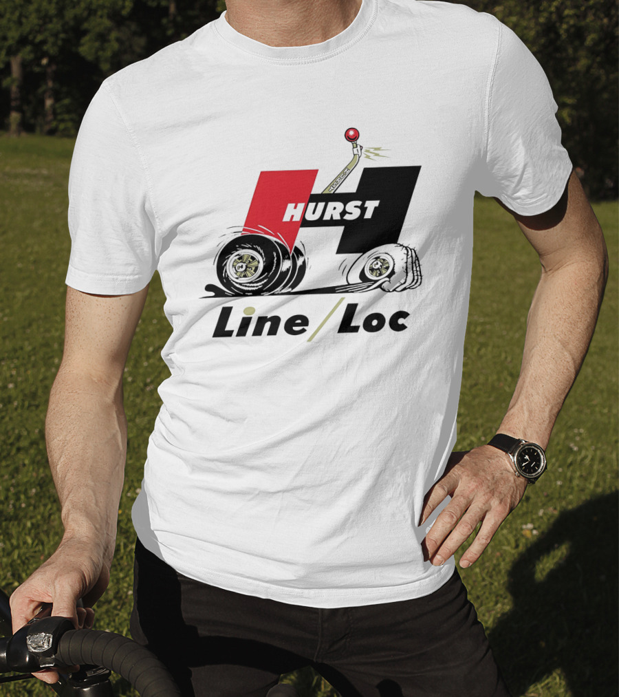 Hurst Line Loc Racing Tire Burnout T-Shirt