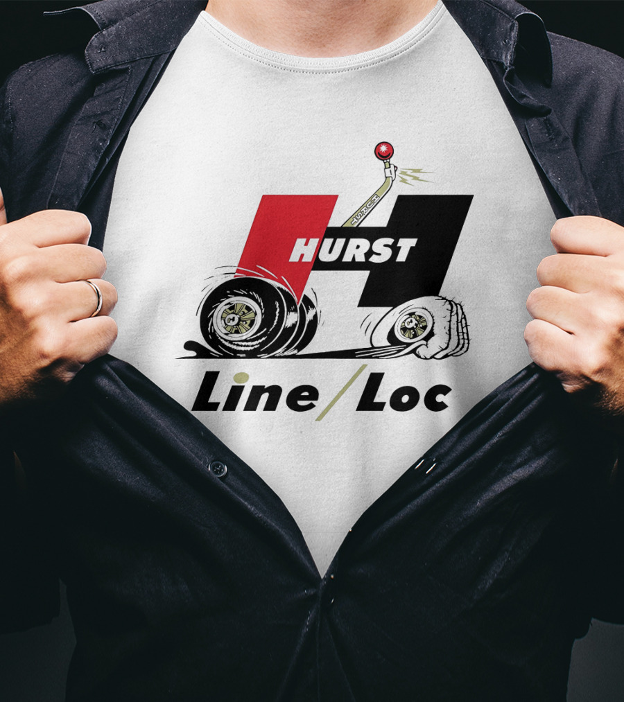 Hurst Line Loc Racing Tire Burnout T-Shirt
