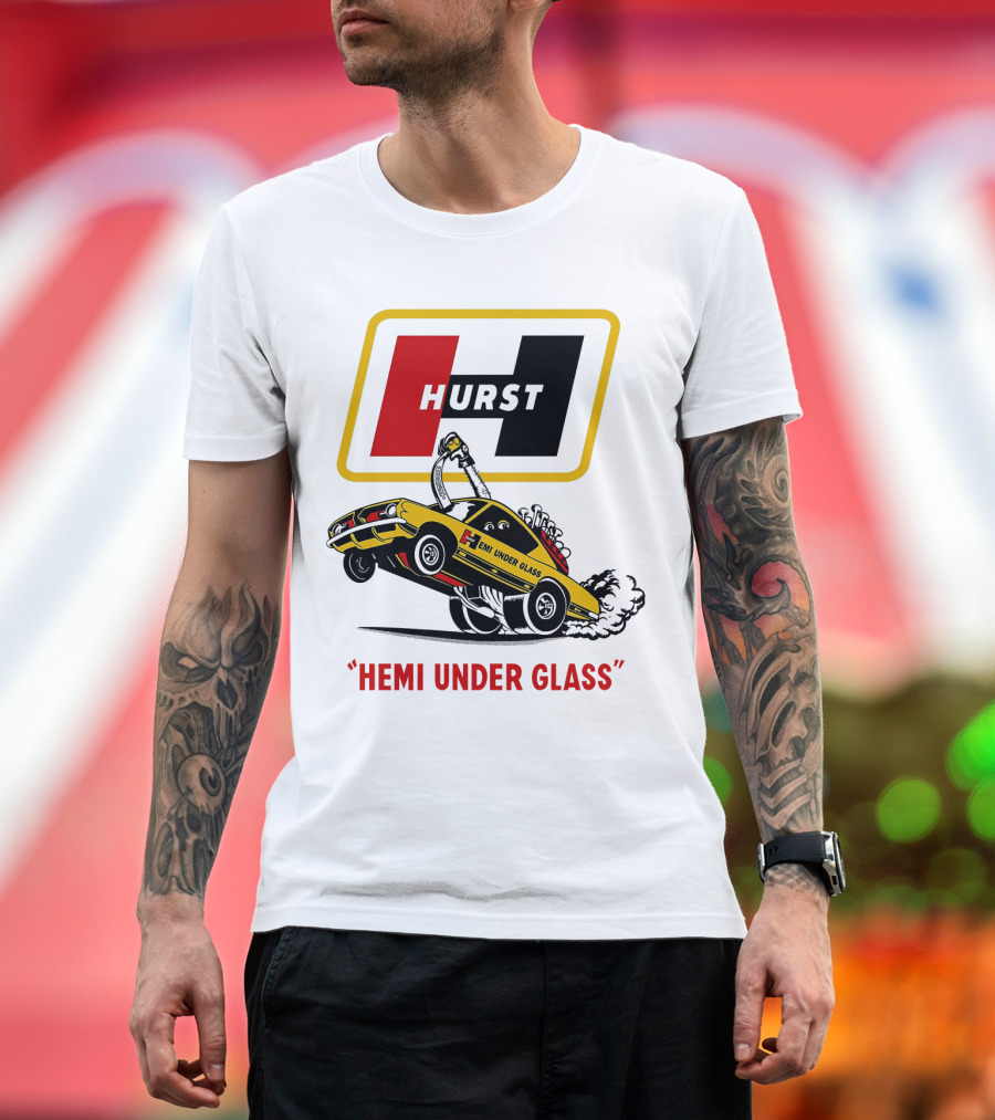 Hurst Hemi Under Glass Wheelstand T-Shirt