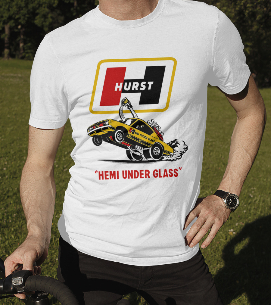 Hurst Hemi Under Glass Wheelstand T-Shirt