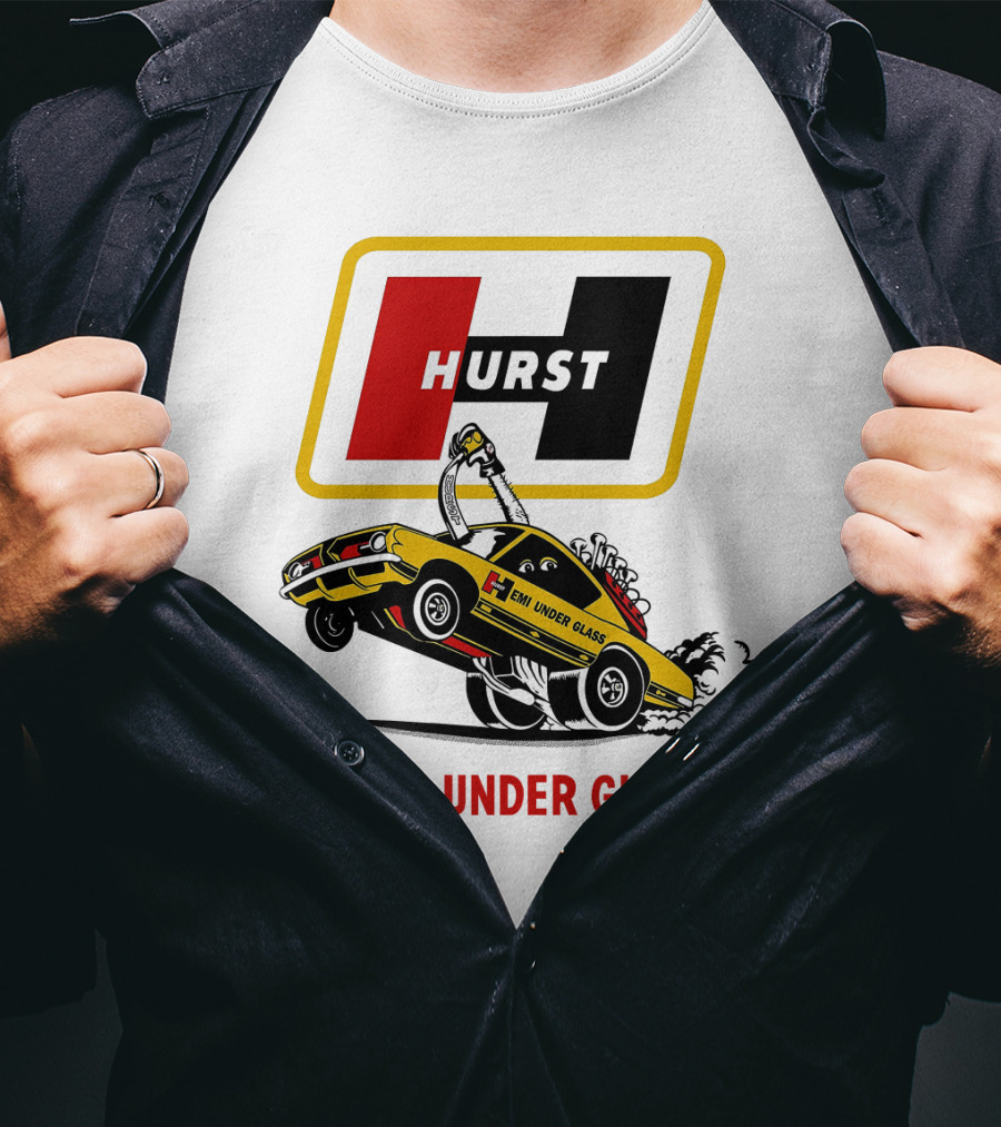 Hurst Hemi Under Glass Wheelstand T-Shirt