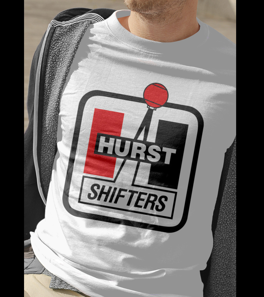Hurst Shifters Logo Red And Black Gear Stick T-Shirt