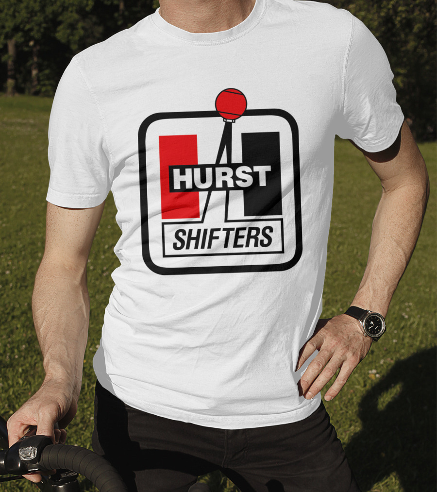 Hurst Shifters Logo Red And Black Gear Stick T-Shirt