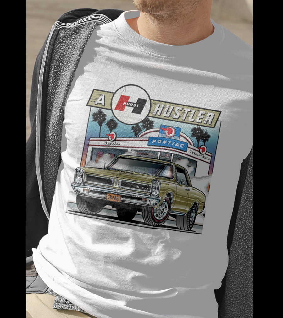 A Hurst Hustler 1965 Pontiac GTO Speeding T-Shirt