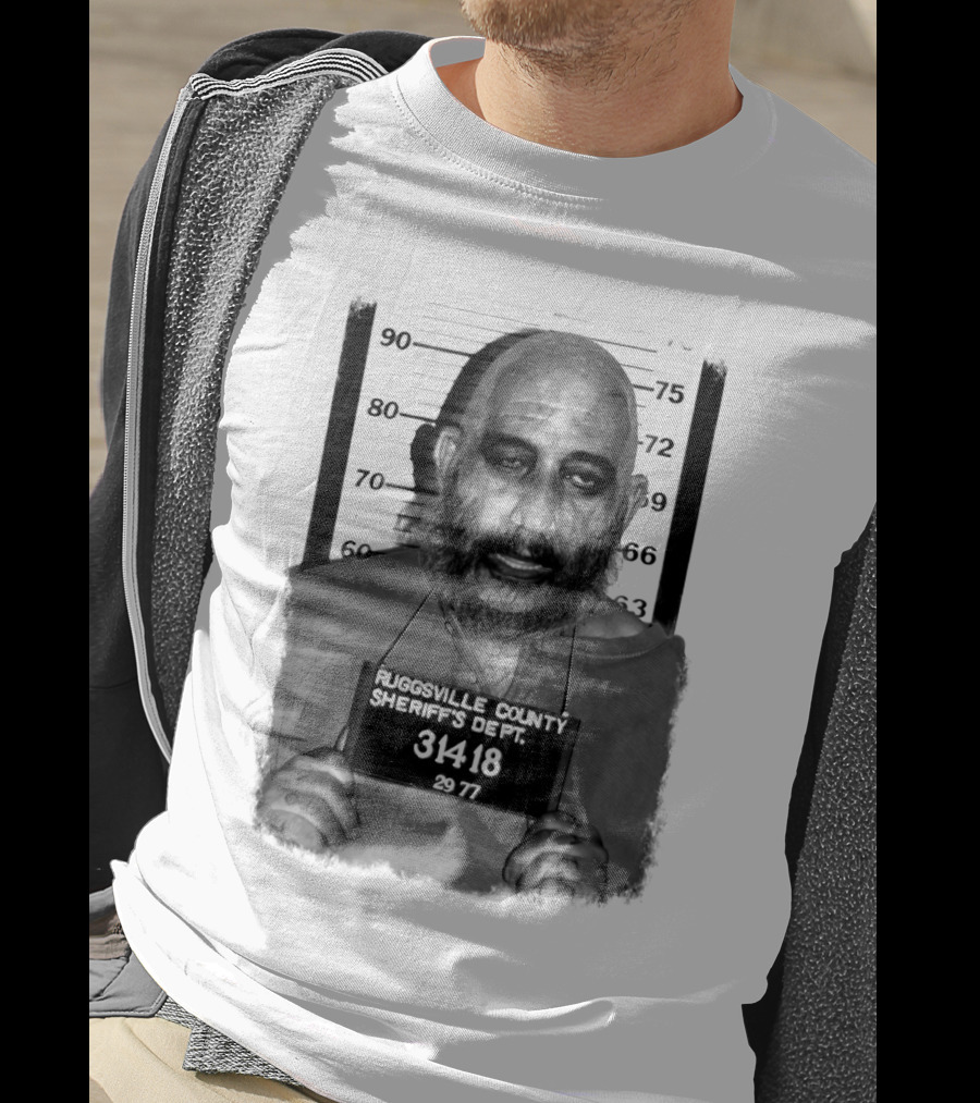 Ruggsville County Mugshot Captain Spaulding 3418 Sheriff's Dept T-Shirt