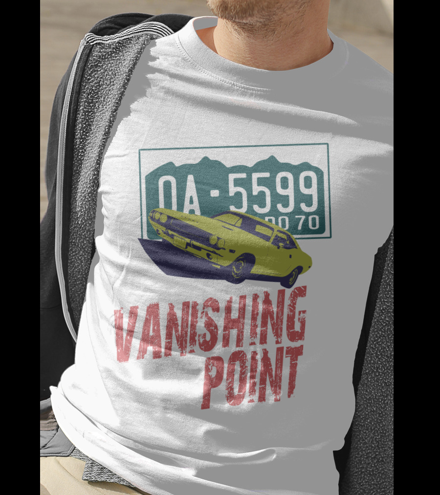 Vanishing Point OA-5599 70s Car Iconic Reference T-Shirt