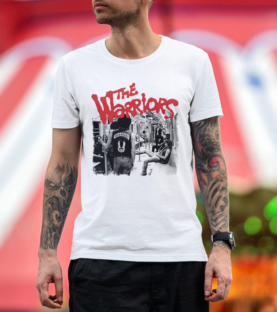 The Warriors Movie Subway Scene Iconic Street Gang Jacket T-Shirt